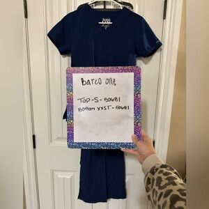 Barco One Women's Navy Scrub Set